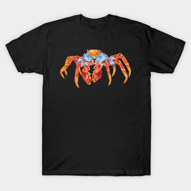 Sally Lightfoot Crab T-Shirt by Tim Jeffs Art